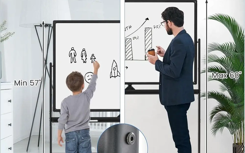 magnetic-adjustable-rollingwhiteboard-solution